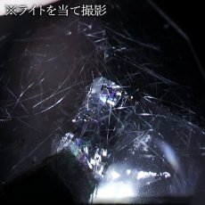 画像4: ブルールチルクォーツ ポリッシュ 20.8g ブラジル産 【一点もの】Blue Rutilelated quartz 希少 原石 藍針水晶 レインボー 虹 浄化 お守り 天然石 パワーストーン カラーストーン (4)