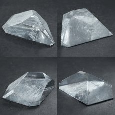 画像2: ブルールチルクォーツ ポリッシュ 25.2g ブラジル産 【一点もの】Blue Rutilelated quartz 希少 原石 藍針水晶 レインボー 虹 浄化 お守り 天然石 パワーストーン カラー (2)