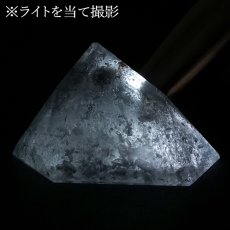 画像4: ブルールチルクォーツ ポリッシュ 39.7g ブラジル産 【一点もの】Blue Rutilelated quartz 希少 原石 藍針水晶 浄化 お守り 天然石 パワーストーン カラー (4)
