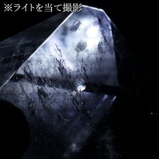 画像4: ブルールチルクォーツ ポリッシュ 46.2g ブラジル産 【一点もの】Blue Rutilelated quartz 希少 原石 藍針水晶 レインボー 虹 浄化 お守り 天然石 パワーストーン カラー (4)