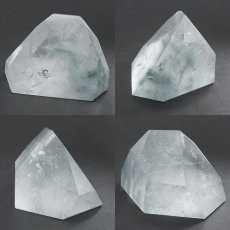 画像2: ブルールチルクォーツ ポリッシュ 100.5g ブラジル産 【一点もの】Blue Rutilelated quartz 原石 藍針水晶 レインボー 虹 浄化 お守り 天然石 パワーストーン カラースト (2)