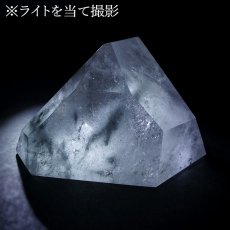 画像6: ブルールチルクォーツ ポリッシュ 100.5g ブラジル産 【一点もの】Blue Rutilelated quartz 原石 藍針水晶 レインボー 虹 浄化 お守り 天然石 パワーストーン カラースト (6)