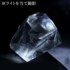 画像4: ブルールチルクォーツ ポリッシュ 104.8g ブラジル産 【一点もの】Blue Rutilelated quartz 原石 藍針水晶 浄化 お守り 天然石 パワーストーン カラーストーン (4)