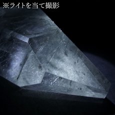 画像6: ブルールチルクォーツ ポリッシュ 125.1g ブラジル産 【一点もの】Blue Rutilelated quartz 希少 原石 藍針水晶 浄化 お守り 天然石 パワーストーン カラーストーン (6)