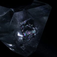 画像4: ブルールチルクォーツ ポリッシュ ブラジル産 【一点もの】Blue Rutilelated quartz 原石 希少 藍針水晶 浄化 お守り 天然石 パワーストーン カラーストーン (4)