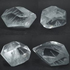 画像2: ブルールチルクォーツ ポリッシュ 369.5g ブラジル産 【一点もの】Blue Rutilelated quartz 原石 希少 藍針水晶 浄化 お守り 天然石 パワーストーン カラーストーン (2)