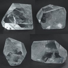 画像2: ブルールチルクォーツ ポリッシュ 436g ブラジル産 【一点もの】Blue Rutilelated quartz 原石 希少 藍針水晶 浄化 お守り 天然石 パワーストーン カラーストーン (2)