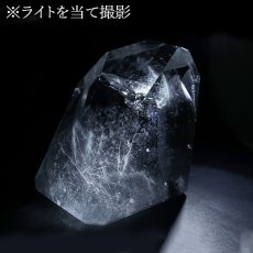 画像5: ブルールチルクォーツ ポリッシュ 436g ブラジル産 【一点もの】Blue Rutilelated quartz 原石 希少 藍針水晶 浄化 お守り 天然石 パワーストーン カラーストーン (5)
