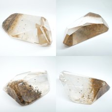 画像2: ルチルクォーツ 原石 ポリッシュ 151g ブラジル産 【 一点もの 】 Rutile quartz 希少 針水晶 ゴールド ルチル 鉱物 浄化 お守り オブジェ 幸運 開運 天然石 パワーストーン (2)