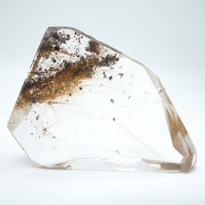 画像3: ルチルクォーツ 原石 ポリッシュ 151g ブラジル産 【 一点もの 】 Rutile quartz 希少 針水晶 ゴールド ルチル 鉱物 浄化 お守り オブジェ 幸運 開運 天然石 パワーストーン (3)