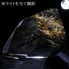 画像5: ルチルクォーツ 原石 ポリッシュ 151g ブラジル産 【 一点もの 】 Rutile quartz 希少 針水晶 ゴールド ルチル 鉱物 浄化 お守り オブジェ 幸運 開運 天然石 パワーストーン (5)