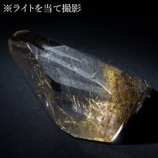 画像6: ルチルクォーツ 原石 ポリッシュ 151g ブラジル産 【 一点もの 】 Rutile quartz 希少 針水晶 ゴールド ルチル 鉱物 浄化 お守り オブジェ 幸運 開運 天然石 パワーストーン (6)