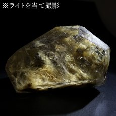画像4: ルチルクォーツ 原石 ポリッシュ 139g ブラジル産 【 一点もの 】 Rutile quartz 希少 針水晶 ゴールド ルチル 鉱物 浄化 お守り オブジェ 幸運 開運 天然石 パワーストーン (4)