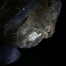 画像5: ルチルクォーツ 原石 ポリッシュ 204g ブラジル産 【 一点もの 】 Rutile quartz 希少 針水晶 ゴールド ルチル 鉱物 浄化 お守り オブジェ 幸運 開運 天然石 パワーストーン (5)