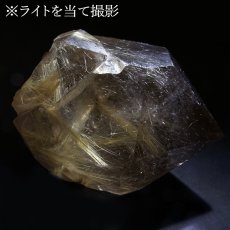 画像6: ルチルクォーツ 原石 ポリッシュ 204g ブラジル産 【 一点もの 】 Rutile quartz 希少 針水晶 ゴールド ルチル 鉱物 浄化 お守り オブジェ 幸運 開運 天然石 パワーストーン (6)