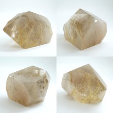 画像2: ルチルクォーツ 原石 ポリッシュ 212g ブラジル産 【 一点もの 】 Rutile quartz 希少 針水晶 ゴールド ルチル 鉱物 浄化 お守り オブジェ 幸運 開運 天然石 パワーストーン (2)