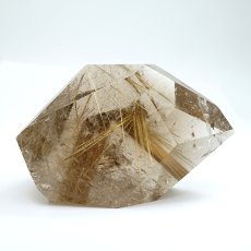 画像3: ルチルクォーツ 原石 ポリッシュ 203g ブラジル産 【 一点もの 】 Rutile quartz 希少 針水晶 ゴールド ルチル 鉱物 浄化 お守り オブジェ 幸運 開運 天然石 パワーストーン (3)