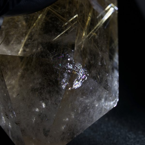 天然 針 内包物 インクルージョン 結晶 透明 チャージ ポイント