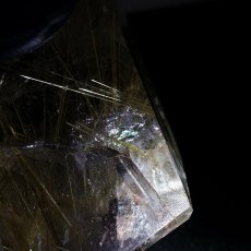 画像5: ルチルクォーツ 原石 ポリッシュ 345g ブラジル産 【 一点もの 】 Rutile quartz 希少 針水晶 ゴールド ルチル 鉱物 浄化 お守り オブジェ 幸運 開運 天然石 パワーストーン (5)