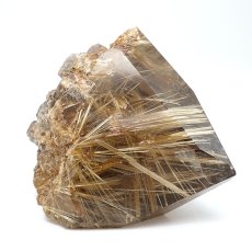 画像3: ルチルクォーツ 原石 ポリッシュ 361g ブラジル産 【 一点もの 】 Rutile quartz 希少 針水晶 ゴールド ルチル 鉱物 浄化 お守り オブジェ 幸運 開運 天然石 パワーストーン (3)