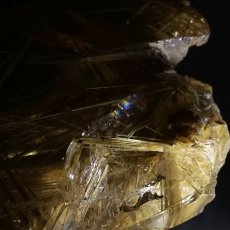 画像4: ルチルクォーツ 原石 ポリッシュ 361g ブラジル産 【 一点もの 】 Rutile quartz 希少 針水晶 ゴールド ルチル 鉱物 浄化 お守り オブジェ 幸運 開運 天然石 パワーストーン (4)