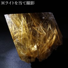 画像6: ルチルクォーツ 原石 ポリッシュ 361g ブラジル産 【 一点もの 】 Rutile quartz 希少 針水晶 ゴールド ルチル 鉱物 浄化 お守り オブジェ 幸運 開運 天然石 パワーストーン (6)