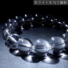 画像4: 天然水晶 12.5mm ブレスレット 【山梨甲府研磨】 AAA+ランク ブラジル産 手研磨 山梨県甲府市 職人 匠 宝石研磨 伝統技術 無処理 お守り 浄化 天然石 パワーストーン (4)