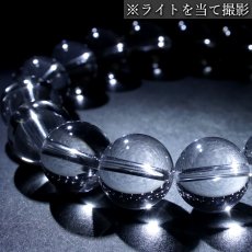 画像4: 天然水晶 13mm ブレスレット 【山梨甲府研磨】 AAA+ランク ブラジル産 手研磨 山梨県甲府市 職人 匠 宝石研磨 伝統技術 無処理 お守り 浄化 天然石 パワーストーン (4)