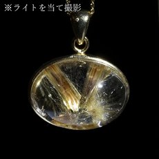 画像3: タイチンルチルクォーツ ペンダントトップ  SV925 ブラジル産【一点もの】Taichin rutile 希少 針水晶 スターバーストルチル ゴールド 浄化 お守り 天然石 パワーストーン (3)