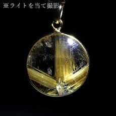 画像3: タイチンルチルクォーツ ペンダントトップ  SV925 ブラジル産【一点もの】Taichin rutile 希少 針水晶 スターバーストルチル ゴールド 浄化 お守り 天然石 パワーストーン (3)