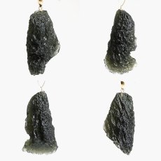 画像2: モルダバイト ペンダントトップ K18 チェコ産 ラフ 原石【一点もの】Moldavite 日本製 自社製 モルダヴ石 希少 レア 浄化 天然石 パワーストーン カラーストーン (2)