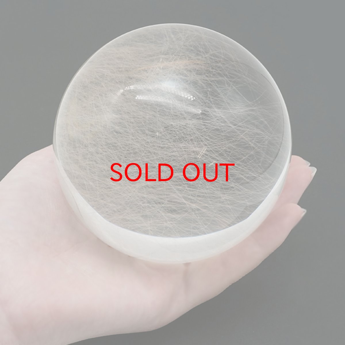 画像5: 【20%OFFセール】 ルチルクォーツ 丸玉 90mm ブラジル産 スフィア 【 一点もの 】 Rutile quartz 希少 針水晶 ルチル 鉱物 浄化 お守り 風水 オブジェ 幸運 開運 運気 天然石 パワーストーン (5)