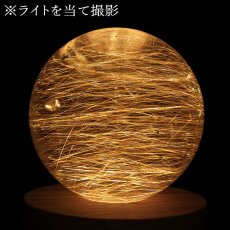 画像4: ルチルクォーツ 丸玉 95mm ブラジル産 スフィア 【 一点もの 】 Rutile quartz 希少 針水晶 ルチル 鉱物 浄化 お守り 風水 オブジェ 幸運 開運 運気 天然石 パワーストーン (4)