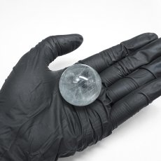 画像5: ブルールチルクォーツ 丸玉 38mm ブラジル産 【一点もの】Blue Rutilelated quartz 希少 スフィア 藍針水晶 浄化 お守り 天然石 パワーストーン カラーストーン (5)