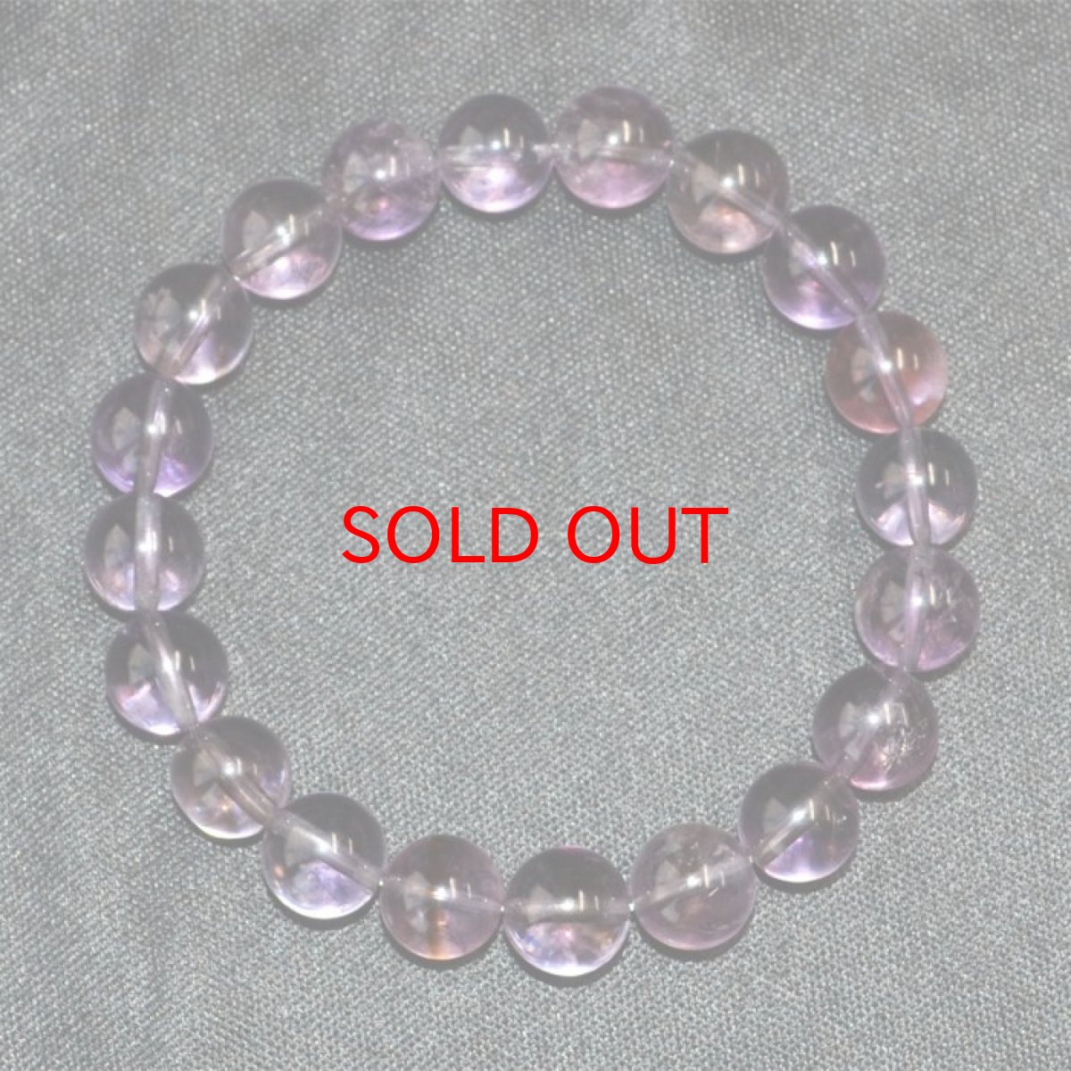 画像2: アメジストファントムブレスレット◆9mm玉◆ (2)