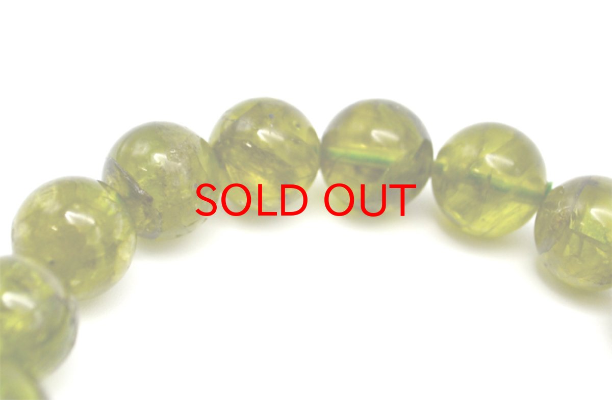 画像4: 【20%OFFセール】 ８月の誕生石ペリドット11.5mm玉ブレスレット ブラジル産 (4)