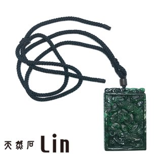 龍 置物 ミャンマー翡翠 縁起物