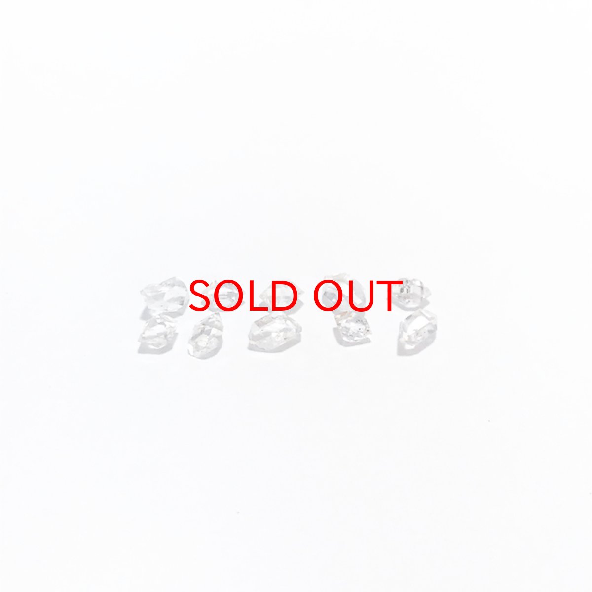 画像2: 天然石 ハーキマーダイヤモンド パワーストーン ドリームクリスタル 水晶 出産御守り 稀少価値 10粒入り (2)