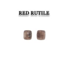 画像1: 天然石 レッドルチル パワーストーン 赤 夫婦円満 子宝 針水晶 稀少価値 (1)