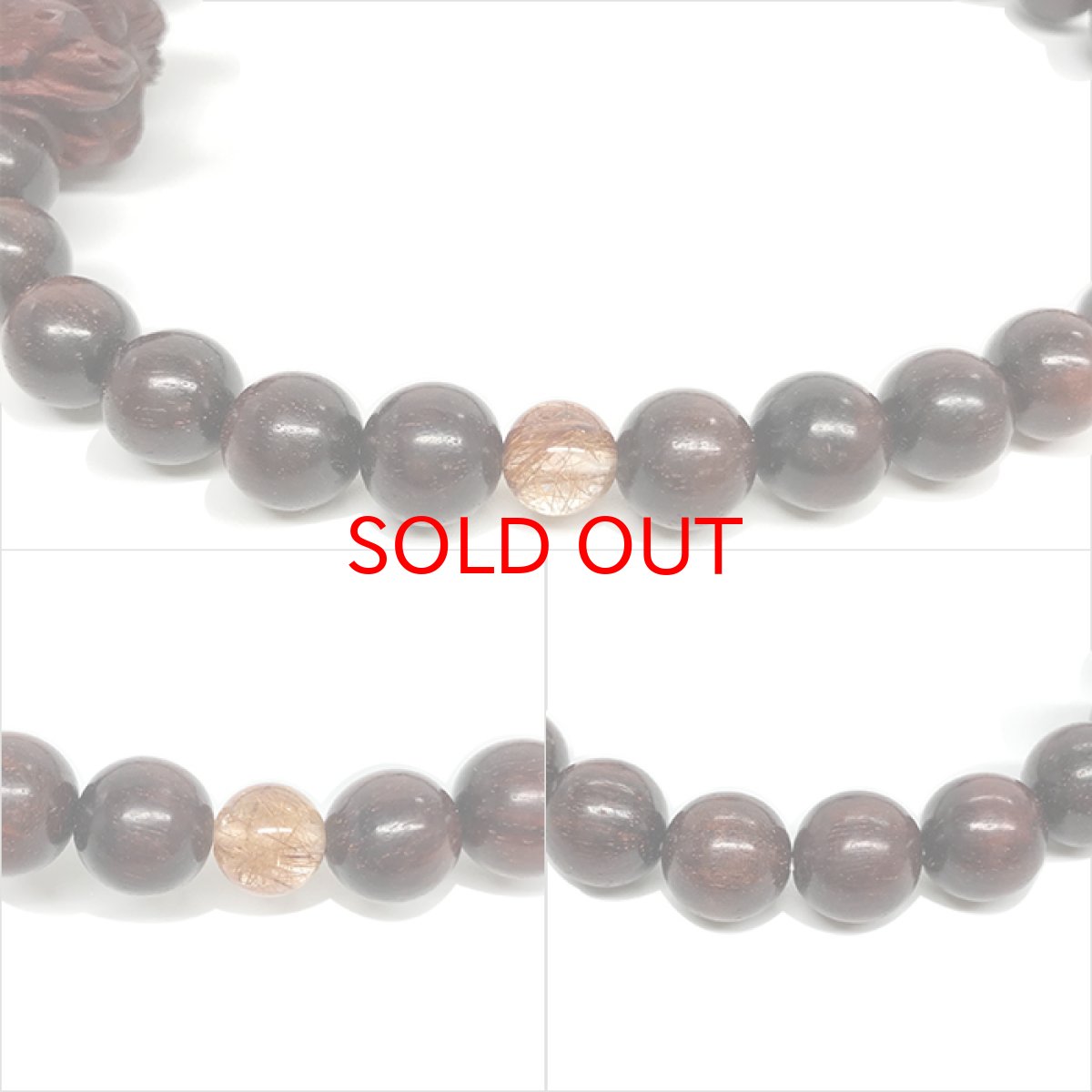 画像3: 【送料無料】オリジナル片手念珠 降龍 紫檀彫り 【桐箱付き】2024年 干支 辰年 正月飾り 新年 飾り 辰 竜 龍 たつ 迎春 紫檀 レッドルチル 降り龍 念珠 数珠 仏具 パワーズウッド パワーストーン 天然石 天然木 (3)