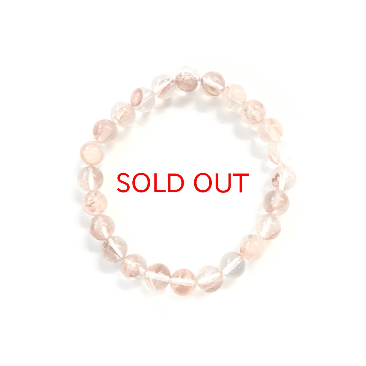 画像3: マニカラン水晶 ブレスレット ヒマラヤ産 8mm玉 淡色 ピンク 浄化 (3)