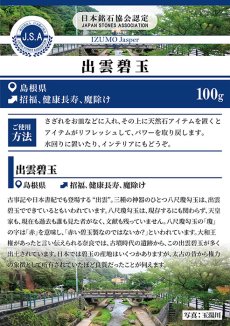 画像5: さざれ100g 出雲碧玉 天然石 日本銘石 パワーストーン (5)