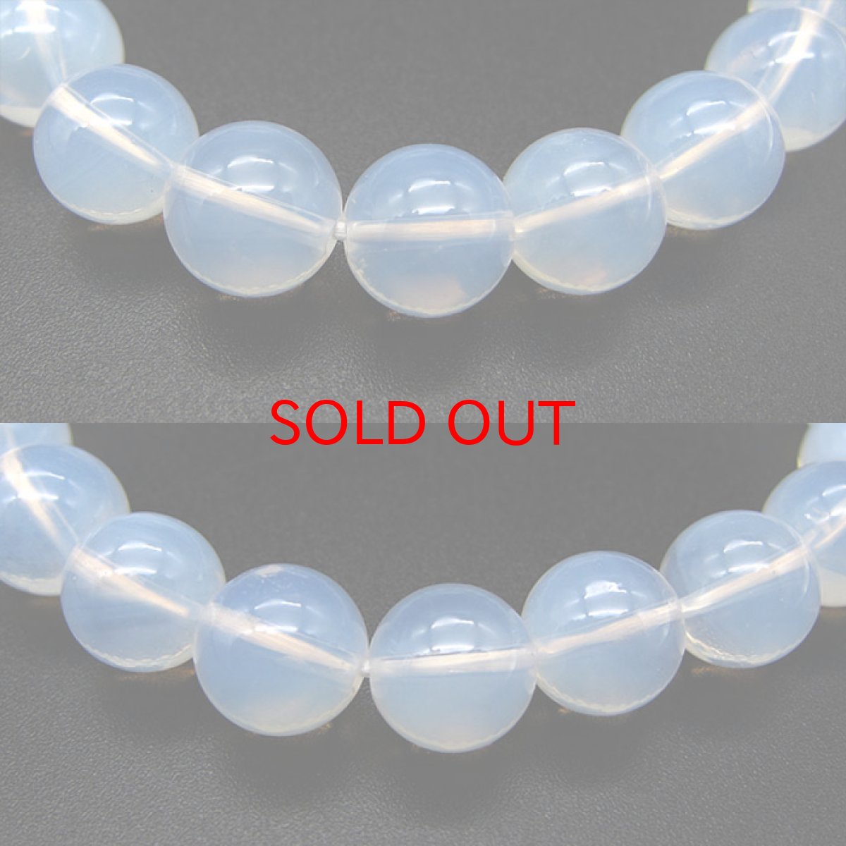 画像2: [一点もの] メタモルフォーゼスブレスレット 8mm メタモルフォシス Metamorphosis 乳白色 パワーストーン 天然石 ブラジル産 陰陽石 (2)