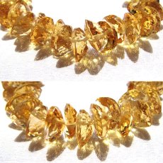 画像2: シトリンハートカットブレスレット Citrine HeartcutBracelet 12mm ブラジル産 天然石 パワーストーン ギフト プレゼント (2)