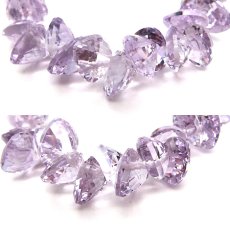 画像2: ラベンダーアメジストハートカットブレスレット Lavenderamethyst HeartcutBracelet 10mm ブラジル産 天然石 パワーストーン ギフト プレゼント (2)