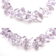 画像2: ラベンダーアメジストハートカットブレスレット LavenderamethystHeartcutBracelet 6mm ブラジル産 天然石 パワーストーン ギフト プレゼント (2)