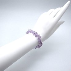 画像3: ラベンダーアメジストハートカットブレスレット Lavenderamethyst HeartcutBracelet 10mm ブラジル産 天然石 パワーストーン ギフト プレゼント (3)