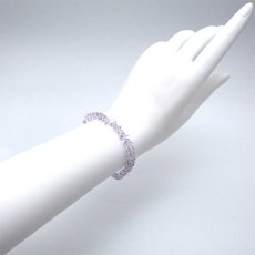 画像3: ラベンダーアメジストハートカットブレスレット LavenderamethystHeartcutBracelet 6mm ブラジル産 天然石 パワーストーン ギフト プレゼント (3)