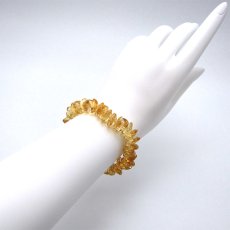 画像3: シトリンハートカットブレスレット Citrine HeartcutBracelet 12mm ブラジル産 天然石 パワーストーン ギフト プレゼント (3)