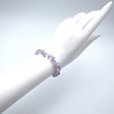 画像3: ラベンダーアメジストハートカットブレスレット Lavenderamethyst HeartcutBracelet 8mm ブラジル産 天然石 パワーストーン ギフト プレゼント (3)